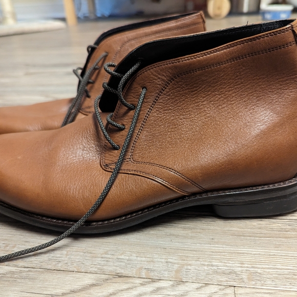 New without box, men's Cole Haan leather dress chukkas size 7.5 - Picture 6 of 6